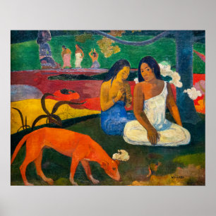 Póster Paul Gauguin - Arearea / El Perro Rojo