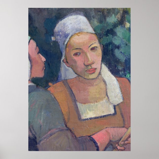 Póster Paul Gauguin | Campesinos bretones, 1894 (petróleo (Frente)