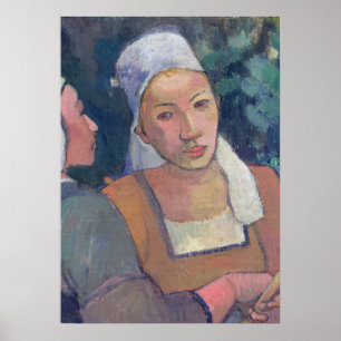 Póster Paul Gauguin   Campesinos bretones, 1894 (petróleo