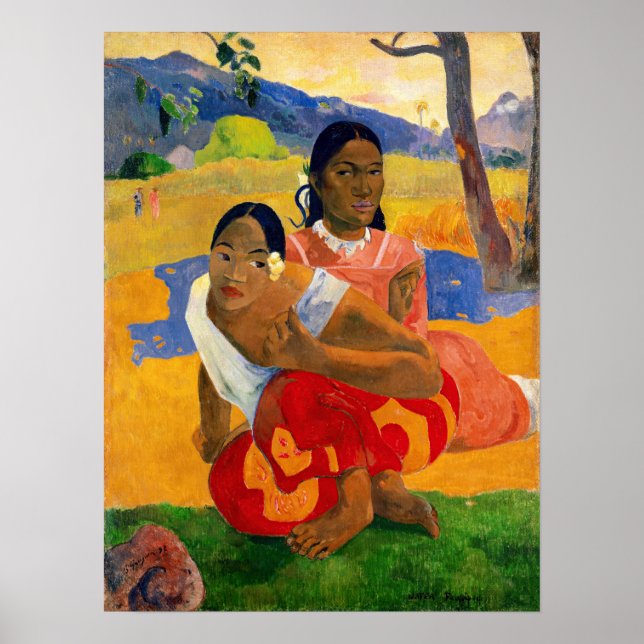 Póster Paul Gauguin - ¿Cuándo Te Casarás? (Frente)