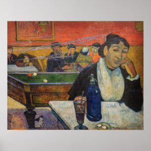 Póster Paul Gauguin - El Café de Noche, Arlés