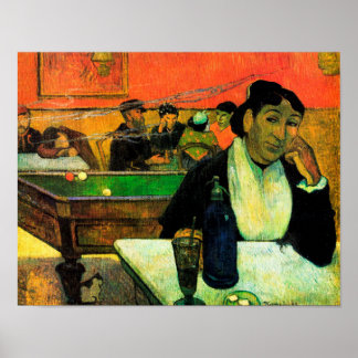Póster Paul Gauguin: El café nocturno, Arles