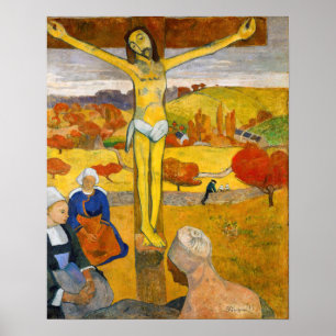 Póster Paul Gauguin - El Cristo Amarillo