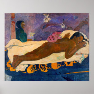Póster Paul Gauguin - Espíritu de los muertos vigilando