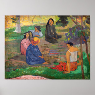 Póster Paul Gauguin - La Conversación / Les Parau Parau