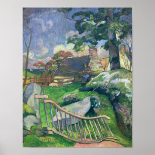 Póster Paul Gauguin La Puerta de la Madera o el Porcino