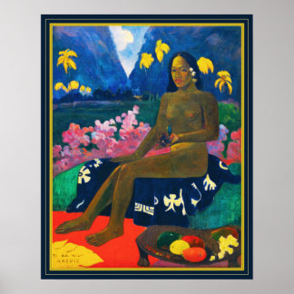 Póster Paul Gauguin La semilla del Areoi