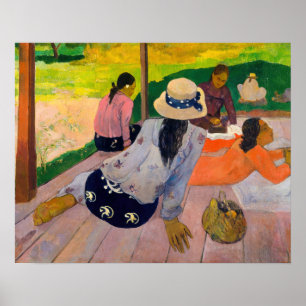 Póster Paul Gauguin - La Siesta