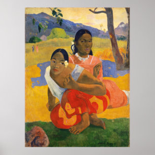 Póster PAUL GAUGUIN - Nafea faa ipoipo 1892