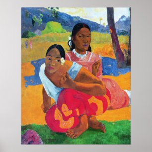 Póster Paul Gauguin Nafea Faaipoipo (Cuándo eres Getti)