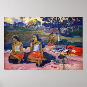 Póster Paul Gauguin - Primavera sagrada, dulces sueños