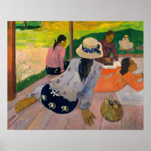 Póster Paul Gauguin - The Siesta