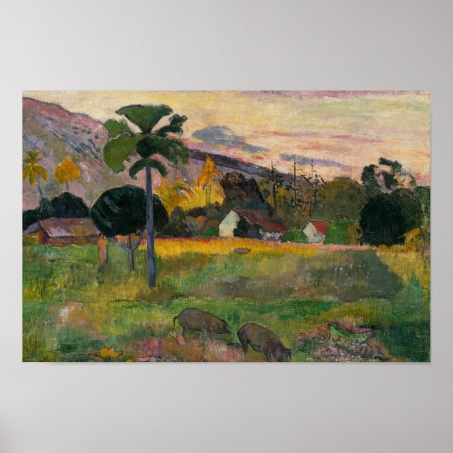 Póster Paul Gauguin - Ven aquí (Frente)