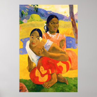 Póster Paul Gauguin "When will you marry?"