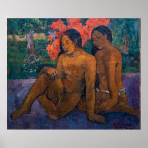 Póster Paul Gauguin - Y el oro de sus cuerpos
