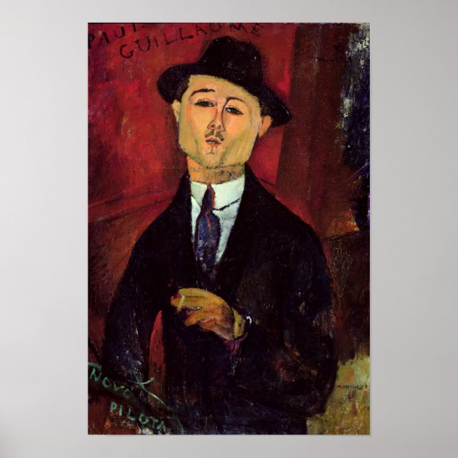 Póster Paul Guillaume Novo Pilota, 1915 (Frente)