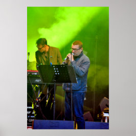 Póster Paul Heaton Actuando En Vivo En Concierto
