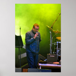 Póster Paul Heaton Actuando En Vivo En Concierto
