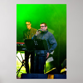 Póster Paul Heaton Actuando En Vivo En Concierto