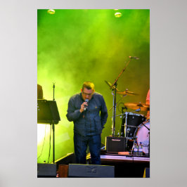Póster Paul Heaton Actuando En Vivo En Concierto