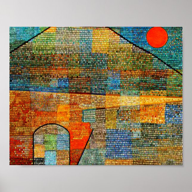 Póster Paul Klee, Ad Parnassus, (Frente)