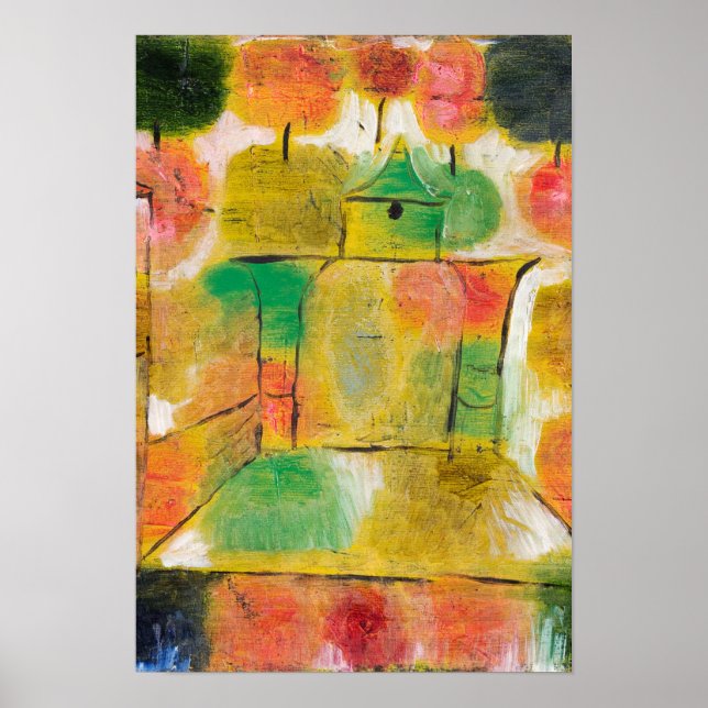 Póster Paul Klee architecture (Frente)