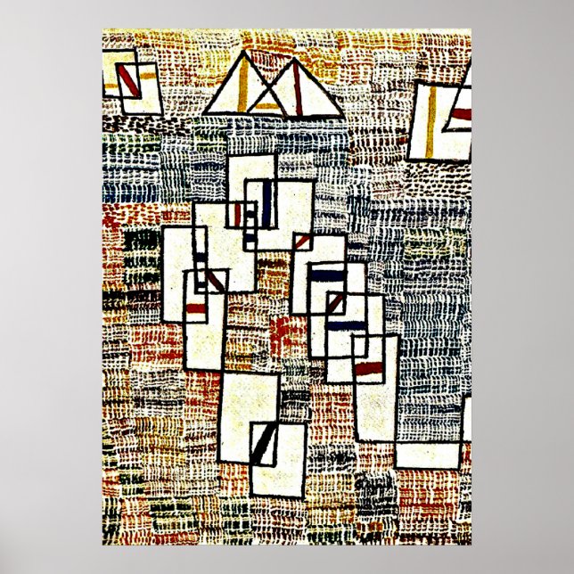 Póster Paul Klee art - Cote de Provence (Frente)