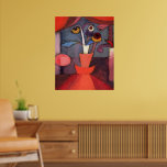 Póster Paul Klee artwork, Autumn Flower,<br><div class="desc">Autumn Flower,  colorful abstract artwork by Paul Klee.</div>