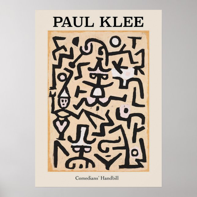 Póster Paul Klee Bauhaus (Frente)