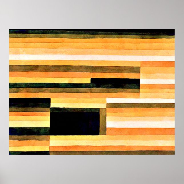 Póster Paul Klee - Cámara de rock, (Frente)