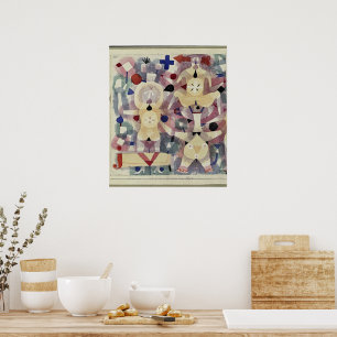 Póster Paul Klee, Carnaval en la Nieve,