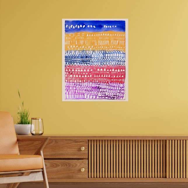 Póster Paul Klee - Ciudad Antigua,  (Salón 2)