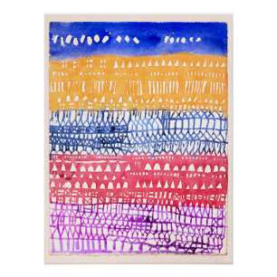 Póster Paul Klee - Ciudad Antigua, 