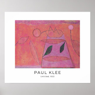 Póster Paul Klee, colorido resumen Bella Artes moderno