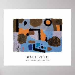 Póster Paul Klee, con los dos perdidos - Bella Artes