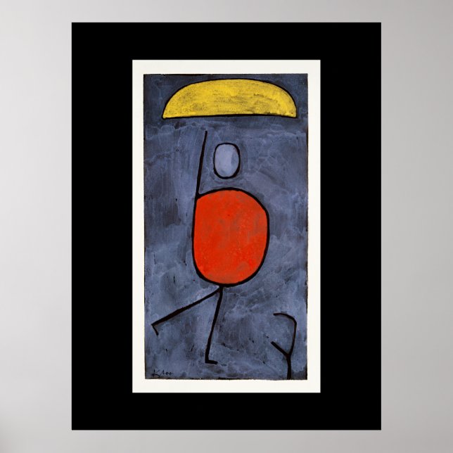 Póster Paul Klee - Con Paraguas (Frente)
