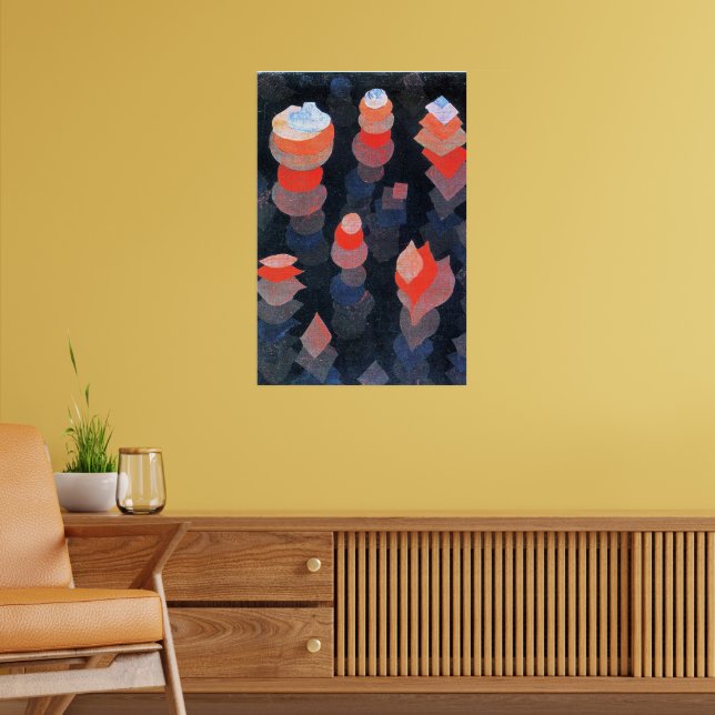 Póster Paul Klee - Crecimiento de las plantas nocturnas (Salón 2)