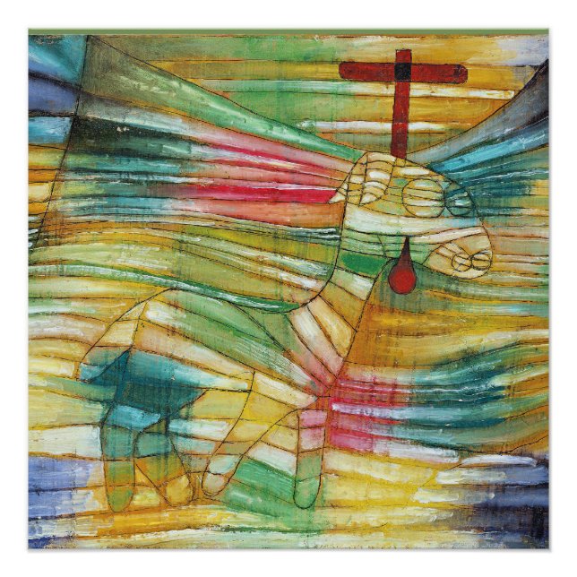 Póster Paul Klee, El Cordero, (Anverso)