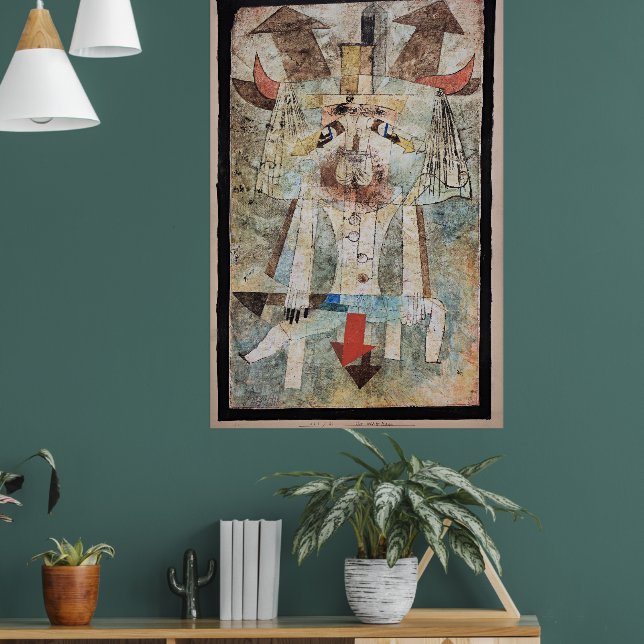Póster Paul Klee - El hombre salvaje, (Salón 1)