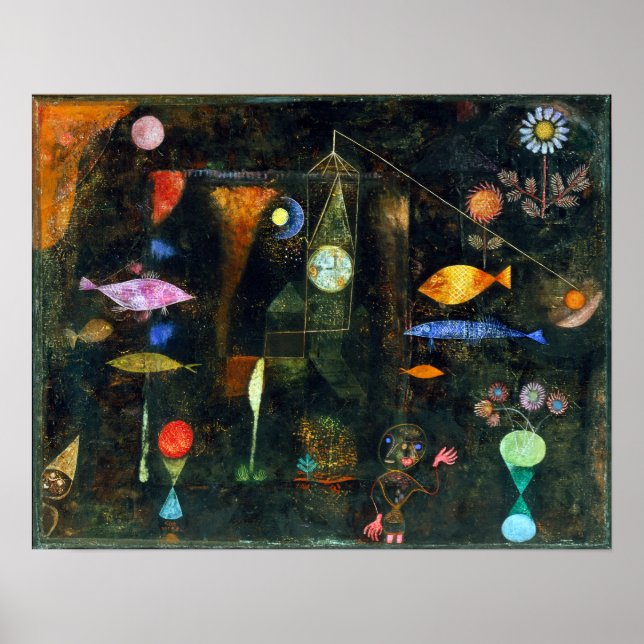 Póster Paul Klee Fish Magic (Frente)