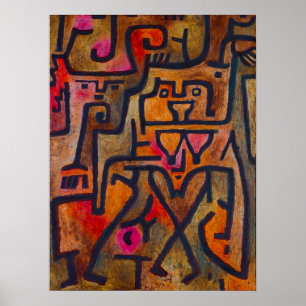 Póster Paul Klee Forest Witch Poster