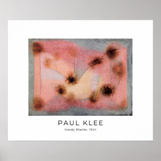 Póster Paul Klee, Hardy Plants (1934) - Bella Artes