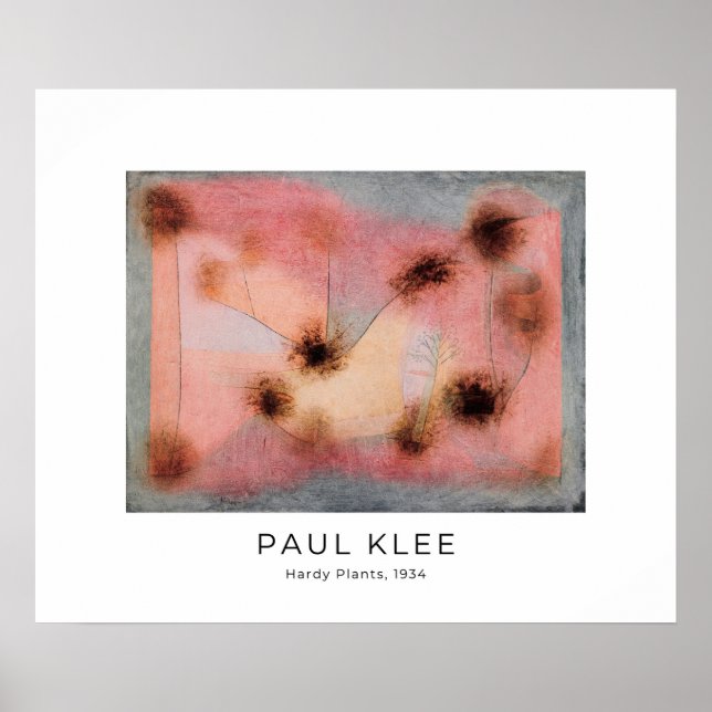 Póster Paul Klee, Hardy Plants (1934) - Bella Artes (Frente)