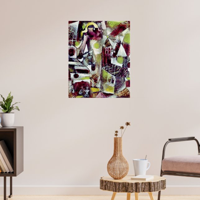 Póster Paul Klee - Leyenda de pantano (Salón 3)