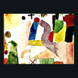 Póster Paul Klee - Patética acuarela<br><div class="desc">Pintura de Paul Klee,  acuarela patética,  poster.</div>