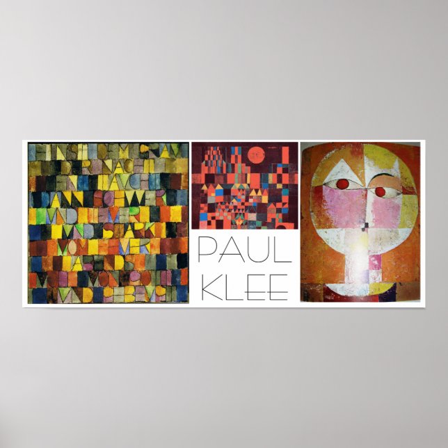 Póster Paul Klee Poster Collage (Frente)