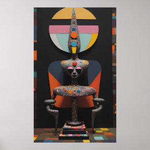 Póster Paul Klee Sat Here