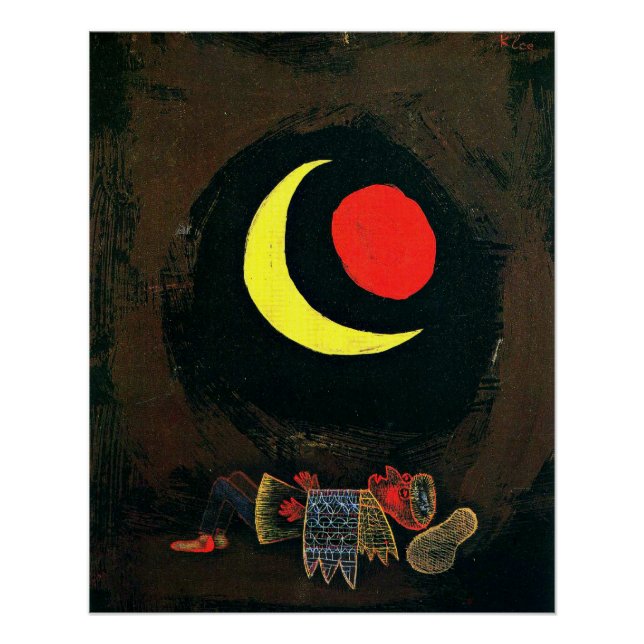 Póster Paul Klee - Sueño fuerte (Anverso)
