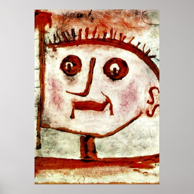 Póster Paul Klee - Una alegoría de la propaganda (Frente)