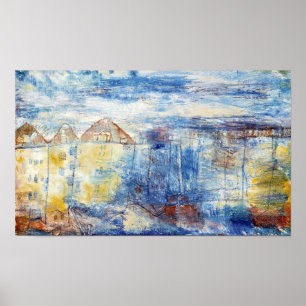 Póster Paul Klee Vista A Una Plaza